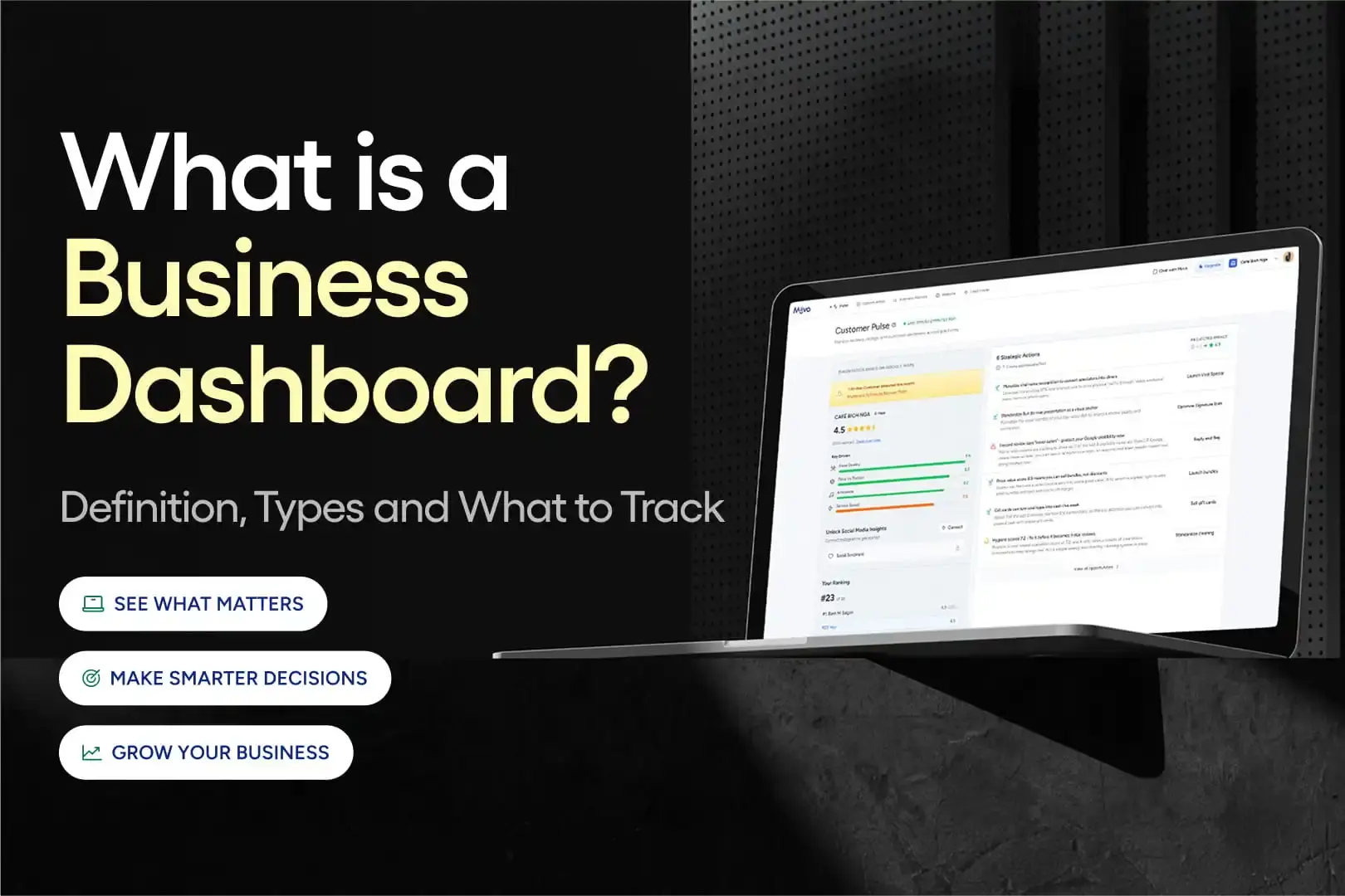 What Is a Business Dashboard: Definition, Types, and What to Track